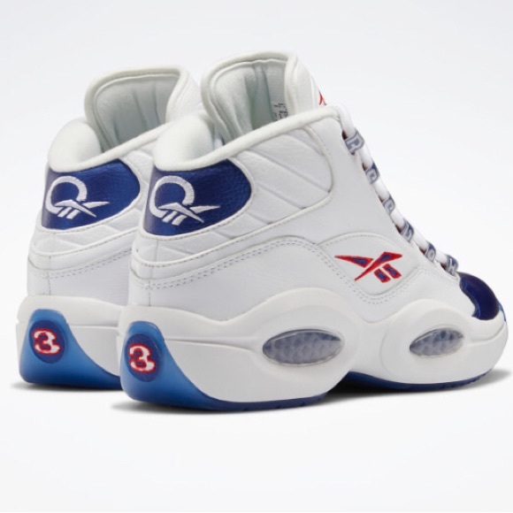 Reebok A.I. question mid colbalt blue tip. - Picture 3 of 5